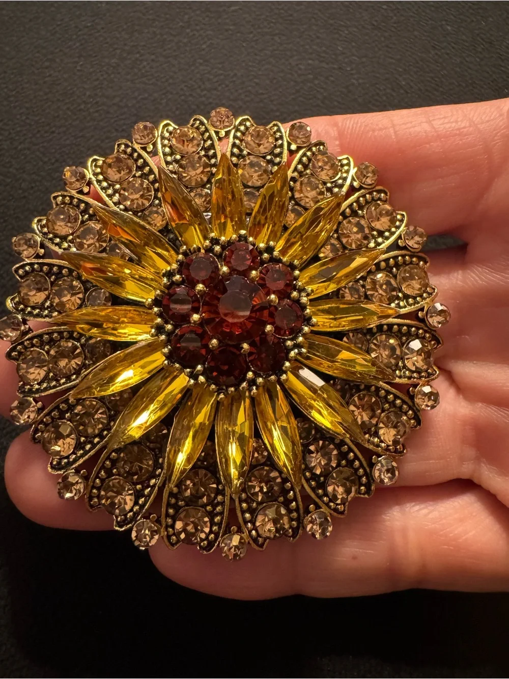 Vintage richly colored